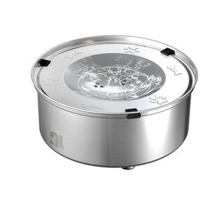 Stainless-Steel No Spill and No Splash Dog Water Bowl